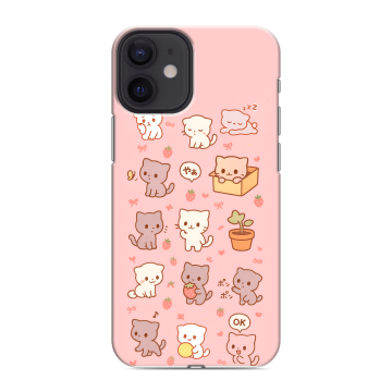 Силиконовый чехол на Iphone 12 Mini с принтом Hello Kitty Хелоу Кити Силиконовый чехол на Iphone 12 Mini с принтом Hello Kitty Хелоу Кити