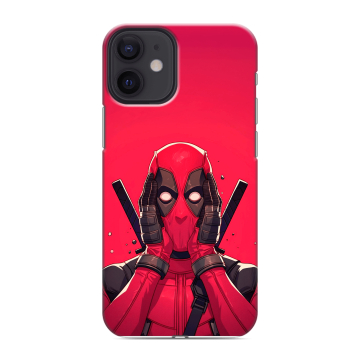 Силиконовый чехол на Iphone 12 Mini с принтом Дедпул Deadpool Силиконовый чехол на Iphone 12 Mini с принтом Дедпул Deadpool