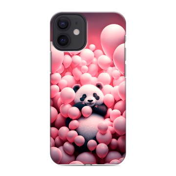 Силиконовый чехол на Iphone 12 Mini с принтом Панда Силиконовый чехол на Iphone 12 Mini с принтом Панда