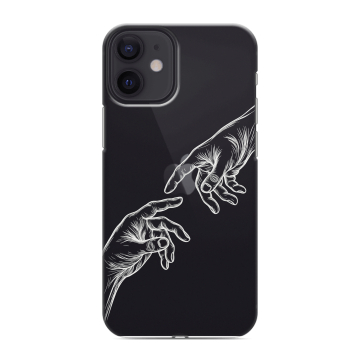 Силиконовый чехол на Iphone 12 Mini с принтом Сотворение мира Силиконовый чехол на Iphone 12 Mini с принтом Сотворение мира