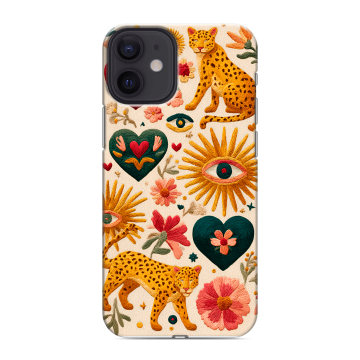 Силиконовый чехол на Iphone 12 Mini с принтом Модный принт Силиконовый чехол на Iphone 12 Mini с принтом Модный принт