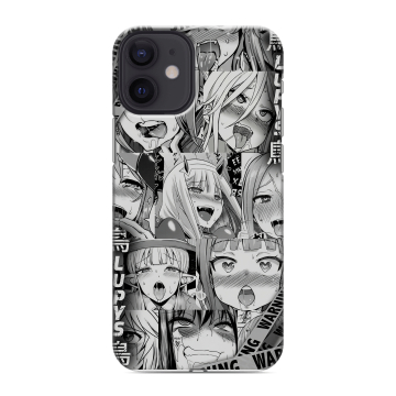 Силиконовый чехол на Iphone 12 Mini с принтом Ahegao Ахегао Аниме Силиконовый чехол на Iphone 12 Mini с принтом Ahegao Ахегао Аниме