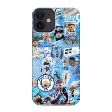 Силиконовый чехол на Iphone 12 Mini с принтом Man City Манчестер Сити Силиконовый чехол на Iphone 12 Mini с принтом Man City Манчестер Сити