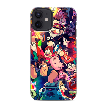 Силиконовый чехол на Iphone 12 Mini с принтом Gravity Falls Гравити Фолз Силиконовый чехол на Iphone 12 Mini с принтом Gravity Falls Гравити Фолз