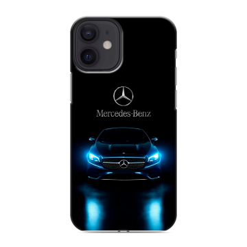 Силиконовый чехол на Iphone 12 Mini с принтом Mercedes Мерседес