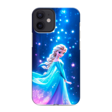 Силиконовый чехол на Iphone 12 Mini с принтом Холодное сердце Frozen