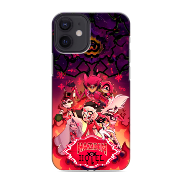 Силиконовый чехол на Iphone 12 Mini с принтом Hazbin Hotel Отель Хазбин
