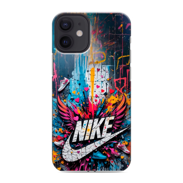 Силиконовый чехол на Iphone 12 Mini с принтом Nike Найк Силиконовый чехол на Iphone 12 Mini с принтом Nike Найк