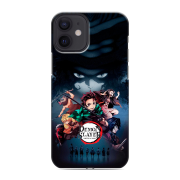 Силиконовый чехол на Iphone 12 Mini с принтом Demon Slayer Клинок рассекающий демонов Силиконовый чехол на Iphone 12 Mini с принтом Demon Slayer Клинок рассекающий демонов