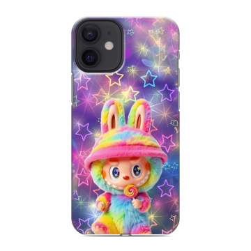 Силиконовый чехол на Iphone 12 Mini с принтом Labubu Лабубу Силиконовый чехол на Iphone 12 Mini с принтом Labubu Лабубу