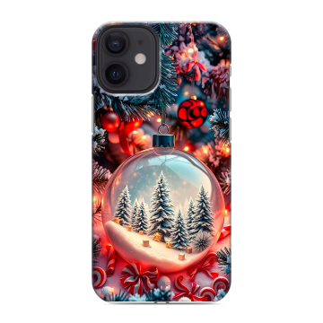Силиконовый чехол на Iphone 12 Mini с принтом Новый год Силиконовый чехол на Iphone 12 Mini с принтом Новый год
