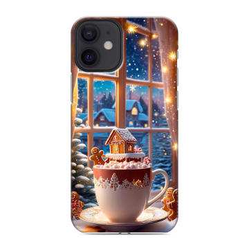 Силиконовый чехол на Iphone 12 Mini с принтом Новый год Силиконовый чехол на Iphone 12 Mini с принтом Новый год