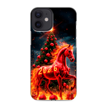 Силиконовый чехол на Iphone 12 Mini с принтом Новый год Силиконовый чехол на Iphone 12 Mini с принтом Новый год