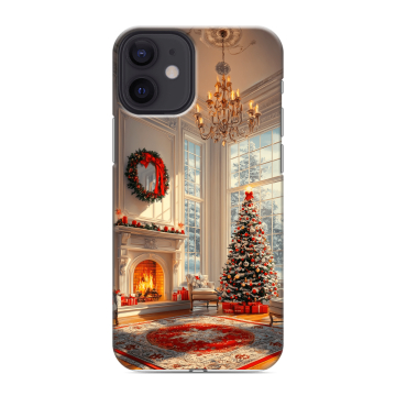 Силиконовый чехол на Iphone 12 Mini с принтом Новый год Силиконовый чехол на Iphone 12 Mini с принтом Новый год