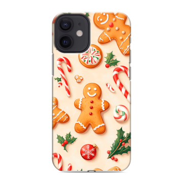 Силиконовый чехол на Iphone 12 Mini с принтом Новый год Силиконовый чехол на Iphone 12 Mini с принтом Новый год