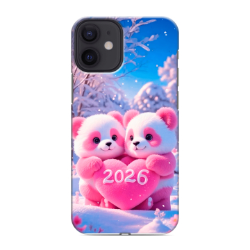 Силиконовый чехол на Iphone 12 Mini с принтом Новый год Силиконовый чехол на Iphone 12 Mini с принтом Новый год