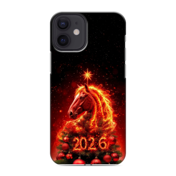 Силиконовый чехол на Iphone 12 Mini с принтом Новый год Силиконовый чехол на Iphone 12 Mini с принтом Новый год