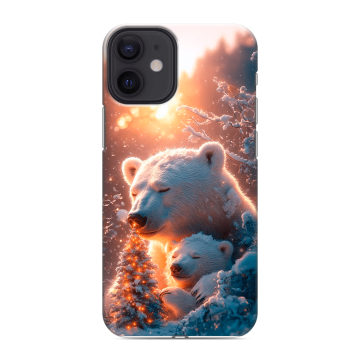 Силиконовый чехол на Iphone 12 Mini с принтом Новый год Силиконовый чехол на Iphone 12 Mini с принтом Новый год