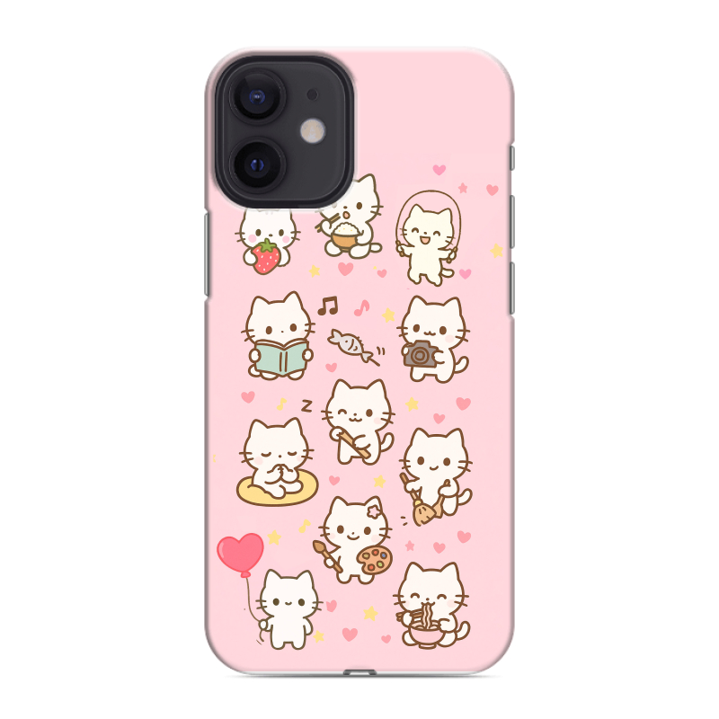 Силиконовый чехол на Iphone 12 Mini с принтом Hello Kitty Хелоу Кити Силиконовый чехол на Iphone 12 Mini с принтом Hello Kitty Хелоу Кити