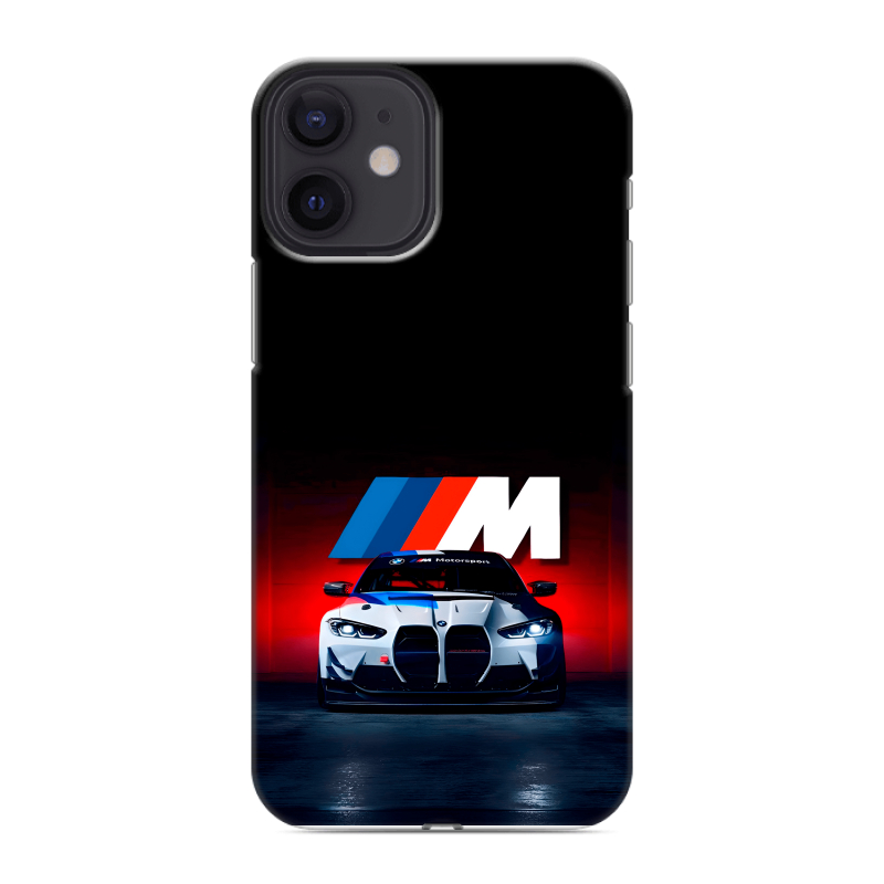 Силиконовый чехол на Iphone 12 Mini с принтом БМВ BMW Силиконовый чехол на Iphone 12 Mini с принтом БМВ BMW