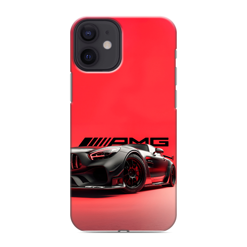 Силиконовый противоударный чехол на Iphone 12 Mini с принтом Мерседес Mercedes AMG Силиконовый противоударный чехол на Iphone 12 Mini с принтом Мерседес Mercedes AMG