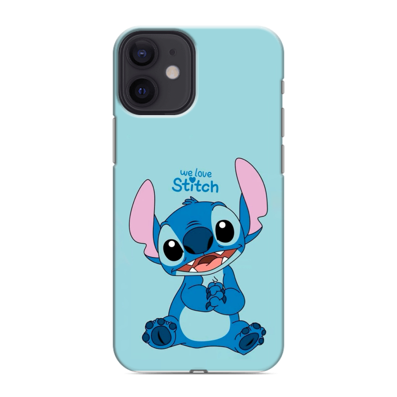 Силиконовый чехол на Iphone 12 Mini с принтом Лило и Стич Силиконовый чехол на Iphone 12 Mini с принтом Лило и Стич