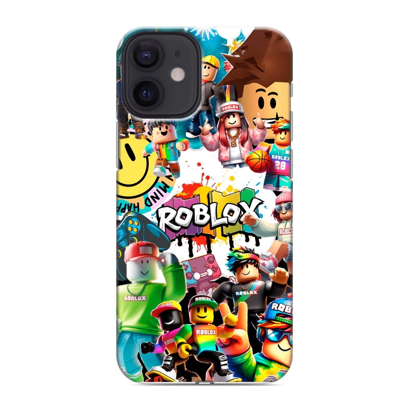 Силиконовый чехол на Iphone 12 Mini с принтом Roblox Роблокс Силиконовый чехол на Iphone 12 Mini с принтом Roblox Роблокс