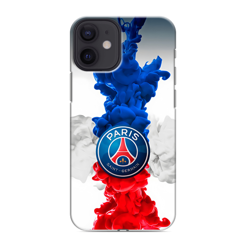 Силиконовый чехол на Iphone 12 Mini с принтом PSG ПСЖ Силиконовый чехол на Iphone 12 Mini с принтом PSG ПСЖ