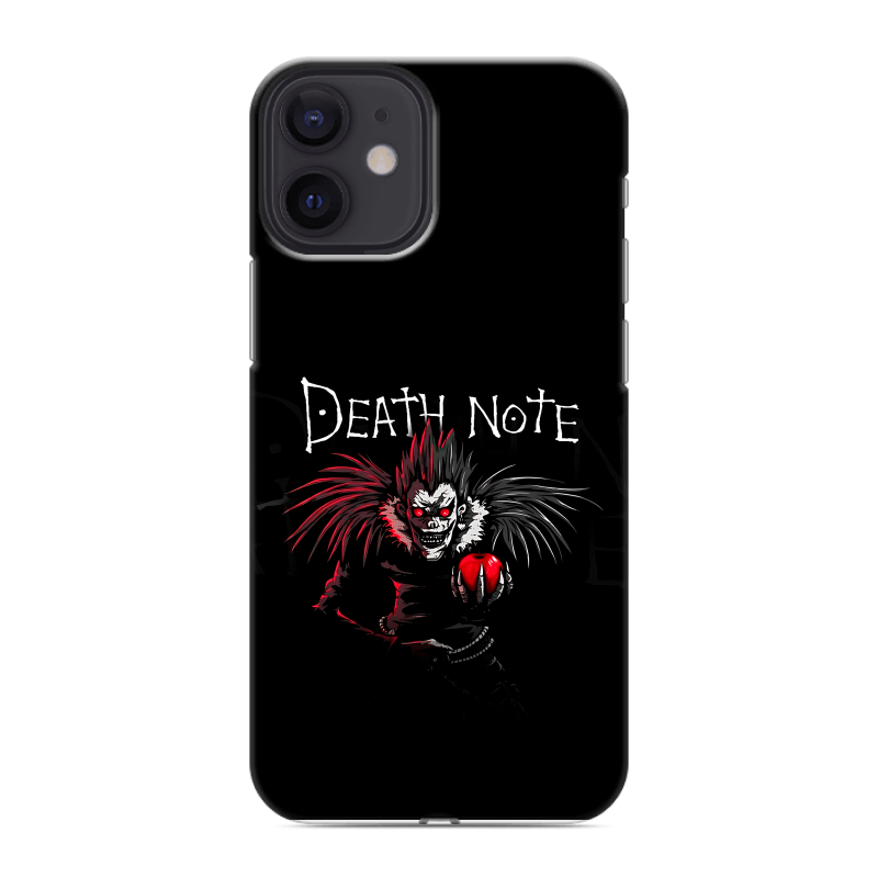 Силиконовый противоударный чехол на Iphone 12 Mini с принтом Death note Тетрадь смерти Силиконовый противоударный чехол на Iphone 12 Mini с принтом Death note Тетрадь смерти