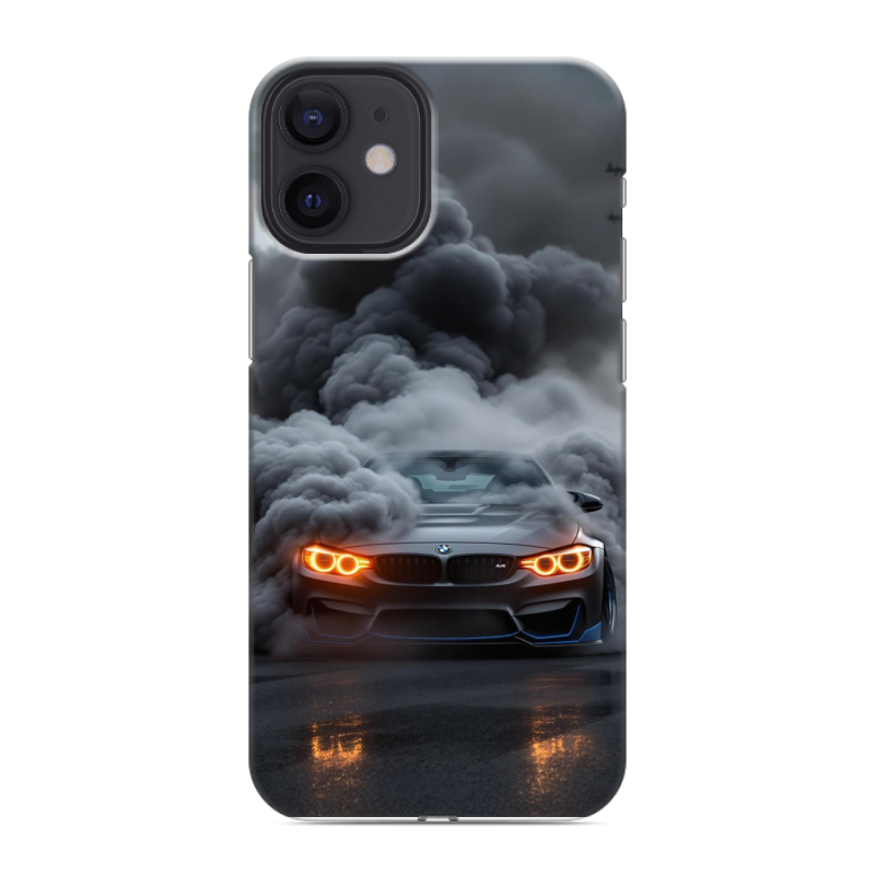 Силиконовый чехол на Iphone 12 Mini с принтом BMW БМВ Силиконовый чехол на Iphone 12 Mini с принтом BMW БМВ
