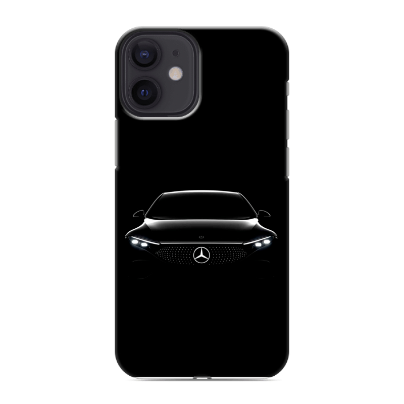 Силиконовый чехол на Iphone 12 Mini с принтом Mercedes Мерседес Силиконовый чехол на Iphone 12 Mini с принтом Mercedes Мерседес