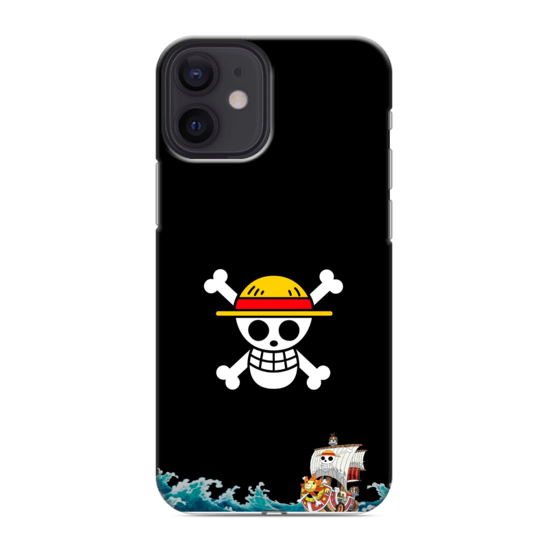 Силиконовый противоударный чехол на Iphone 12 Mini с принтом One Piece Ван Пис Силиконовый противоударный чехол на Iphone 12 Mini с принтом One Piece Ван Пис