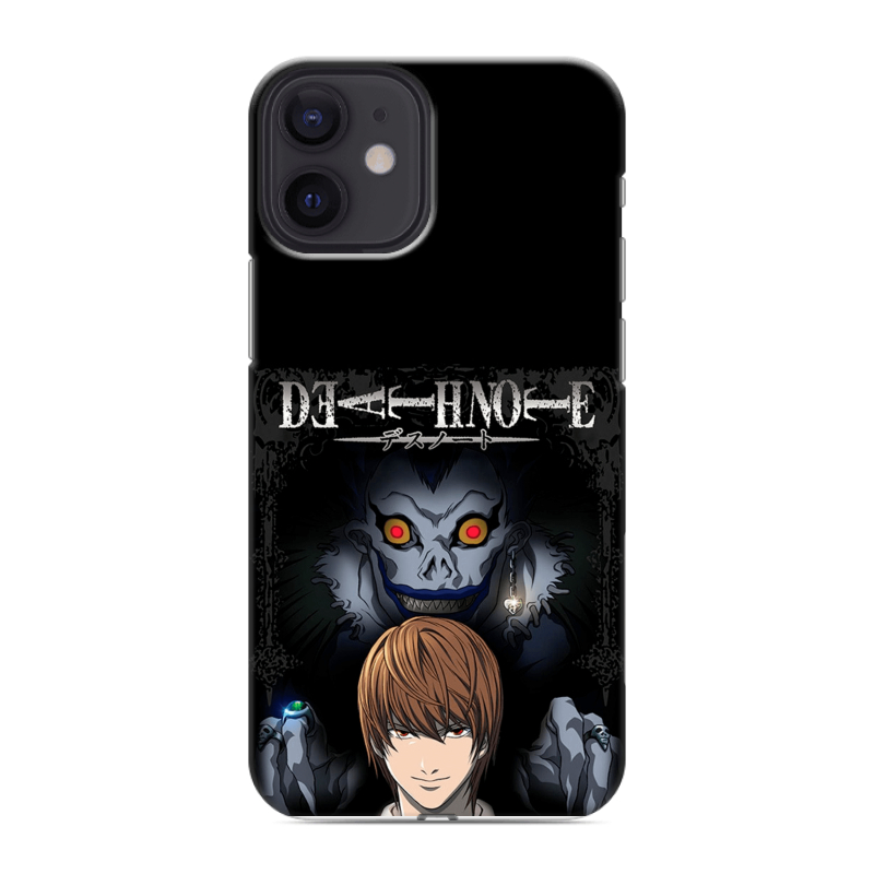 Силиконовый противоударный чехол на Iphone 12 Mini с принтом Death note Тетрадь смерти Силиконовый противоударный чехол на Iphone 12 Mini с принтом Death note Тетрадь смерти