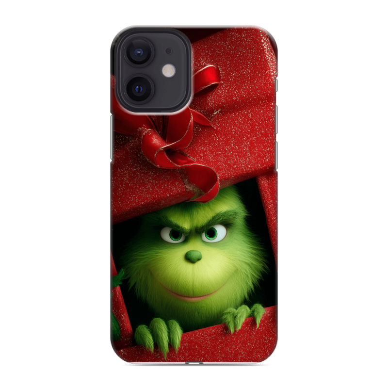 Силиконовый чехол на Iphone 12 Mini с принтом Новый год Силиконовый чехол на Iphone 12 Mini с принтом Новый год