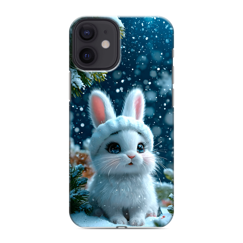 Силиконовый противоударный чехол на Iphone 12 Mini с принтом Новый год Силиконовый противоударный чехол на Iphone 12 Mini с принтом Новый год
