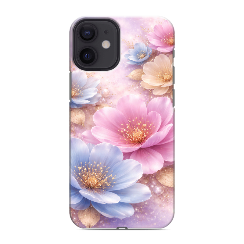 Силиконовый чехол на Iphone 12 Mini с принтом женский Силиконовый чехол на Iphone 12 Mini с принтом женский