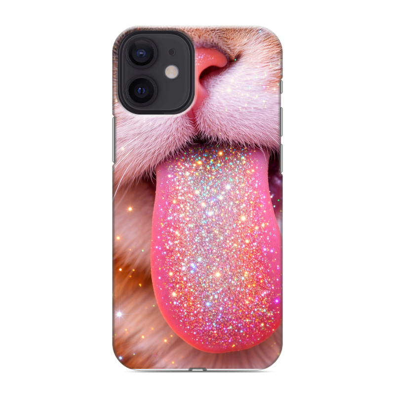 Силиконовый противоударный чехол на Iphone 12 Mini с принтом для девочек Силиконовый противоударный чехол на Iphone 12 Mini с принтом для девочек
