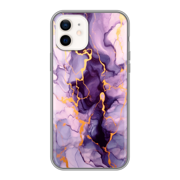 Силиконовый чехол на Iphone 12 с принтом Мрамор Силиконовый чехол на Iphone 12 с принтом Мрамор