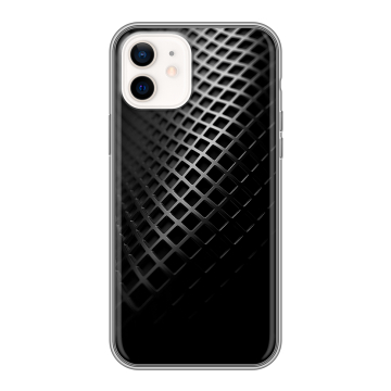 Силиконовый чехол на Iphone 12 с принтом Текстура металла Силиконовый чехол на Iphone 12 с принтом Текстура металла