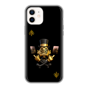 Силиконовый чехол на Iphone 12 с принтом Золотой скрудж макдак Силиконовый чехол на Iphone 12 с принтом Золотой скрудж макдак