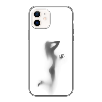 Силиконовый чехол на Iphone 12 с принтом Силуэт Силиконовый чехол на Iphone 12 с принтом Силуэт