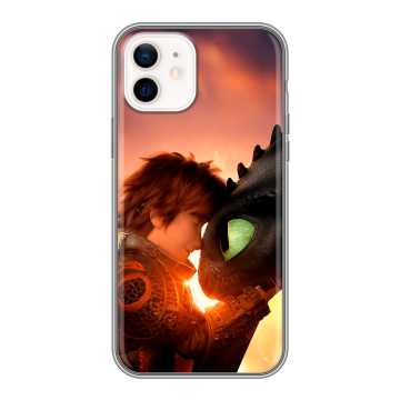 Силиконовый чехол на Iphone 12 с принтом Как приручить дракона Силиконовый чехол на Iphone 12 с принтом Как приручить дракона