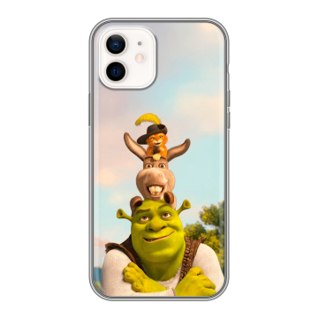 Силиконовый чехол на Iphone 12 с принтом Шрек Shrek