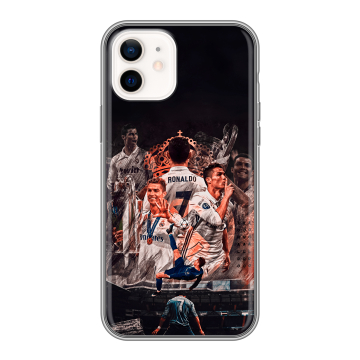 Силиконовый чехол на Iphone 12 с принтом Реал Роналдо Real Ronaldo Силиконовый чехол на Iphone 12 с принтом Реал Роналдо Real Ronaldo