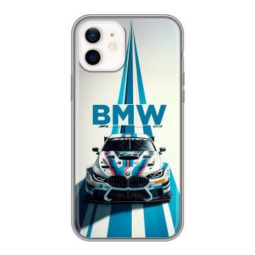 Силиконовый чехол на Iphone 12 с принтом БМВ BMW Силиконовый чехол на Iphone 12 с принтом БМВ BMW