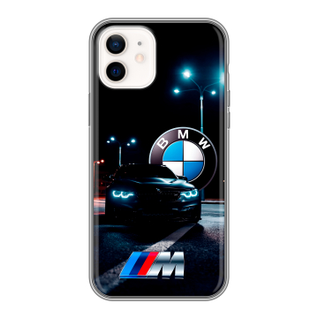 Силиконовый чехол на Iphone 12 с принтом БМВ BMW Силиконовый чехол на Iphone 12 с принтом БМВ BMW
