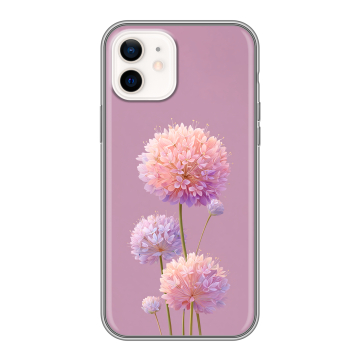 Силиконовый чехол на Iphone 12 с принтом Цветы