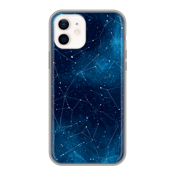 Силиконовый чехол на Iphone 12 с принтом Космос звезды