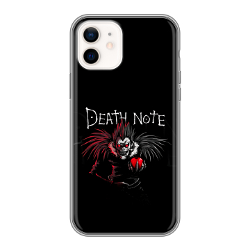 Силиконовый чехол на Iphone 12 с принтом Death note Тетрадь смерти Силиконовый чехол на Iphone 12 с принтом Death note Тетрадь смерти