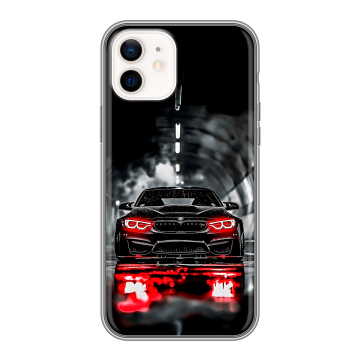 Силиконовый чехол на Iphone 12 с принтом BMW БМВ Силиконовый чехол на Iphone 12 с принтом BMW БМВ